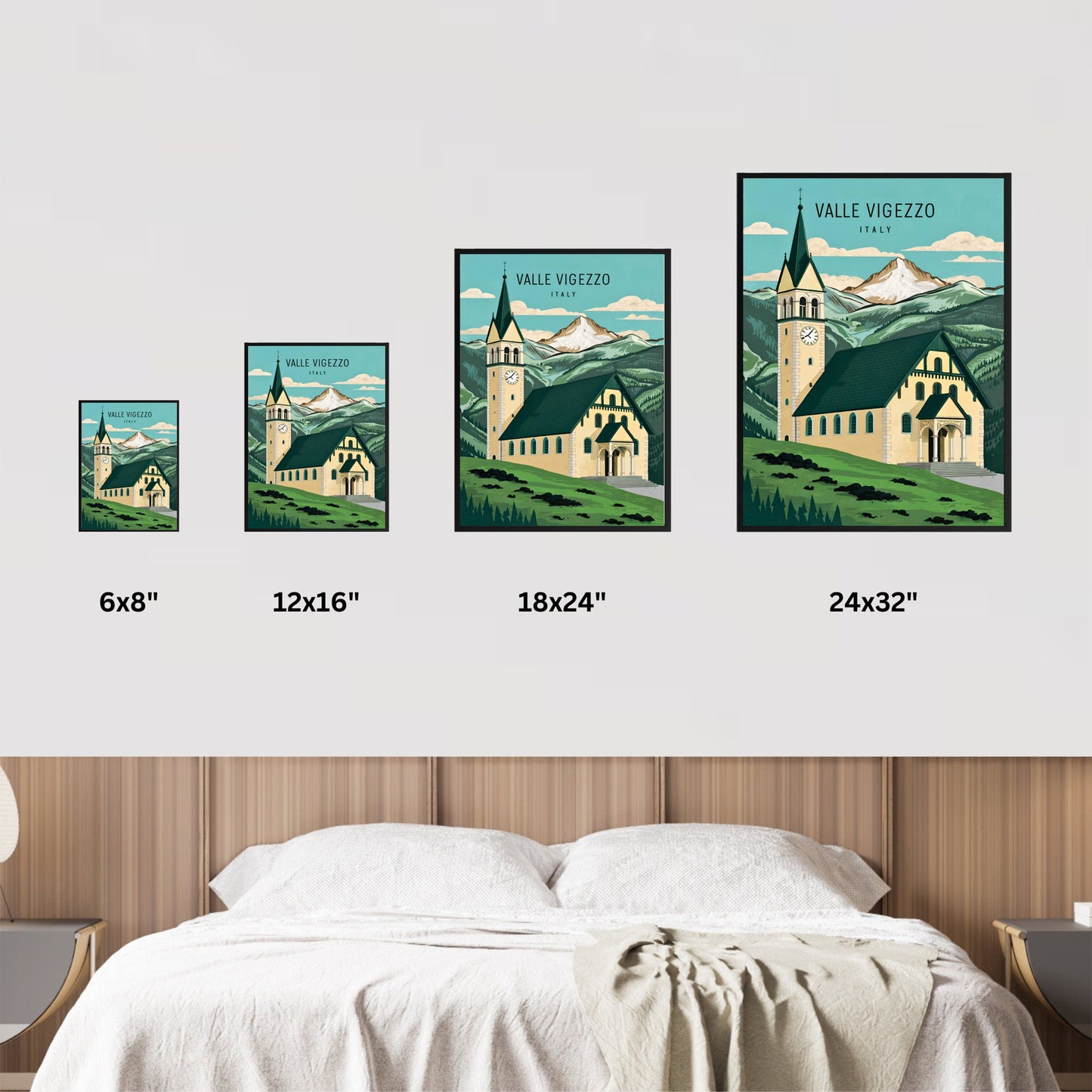 Valle Vigezzo, Italy Vintage Travel Poster - Hidden Treasure