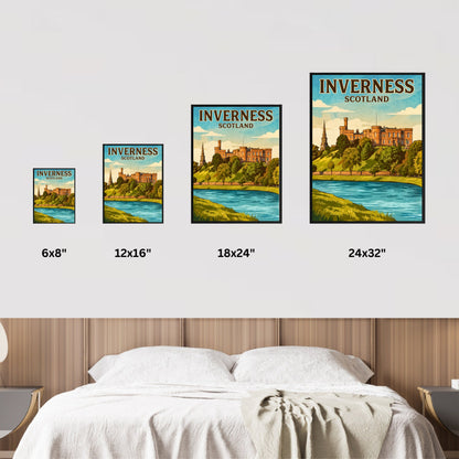 Inverness Vintage Travel Poster - Timeless Scotland