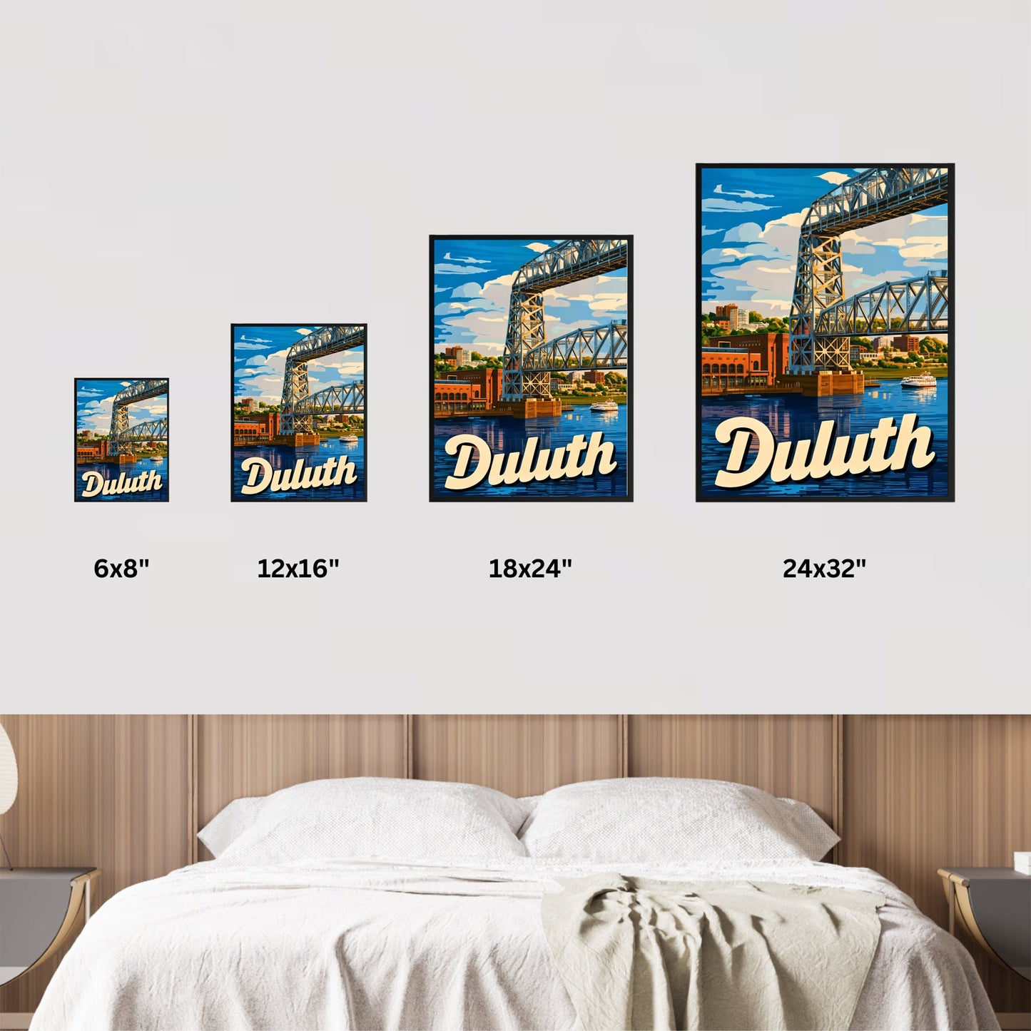 Duluth Vintage Travel Poster - Minnesota