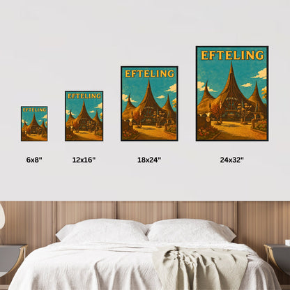 Efteling Vintage Travel Poster - Dreams and Dutch Legends