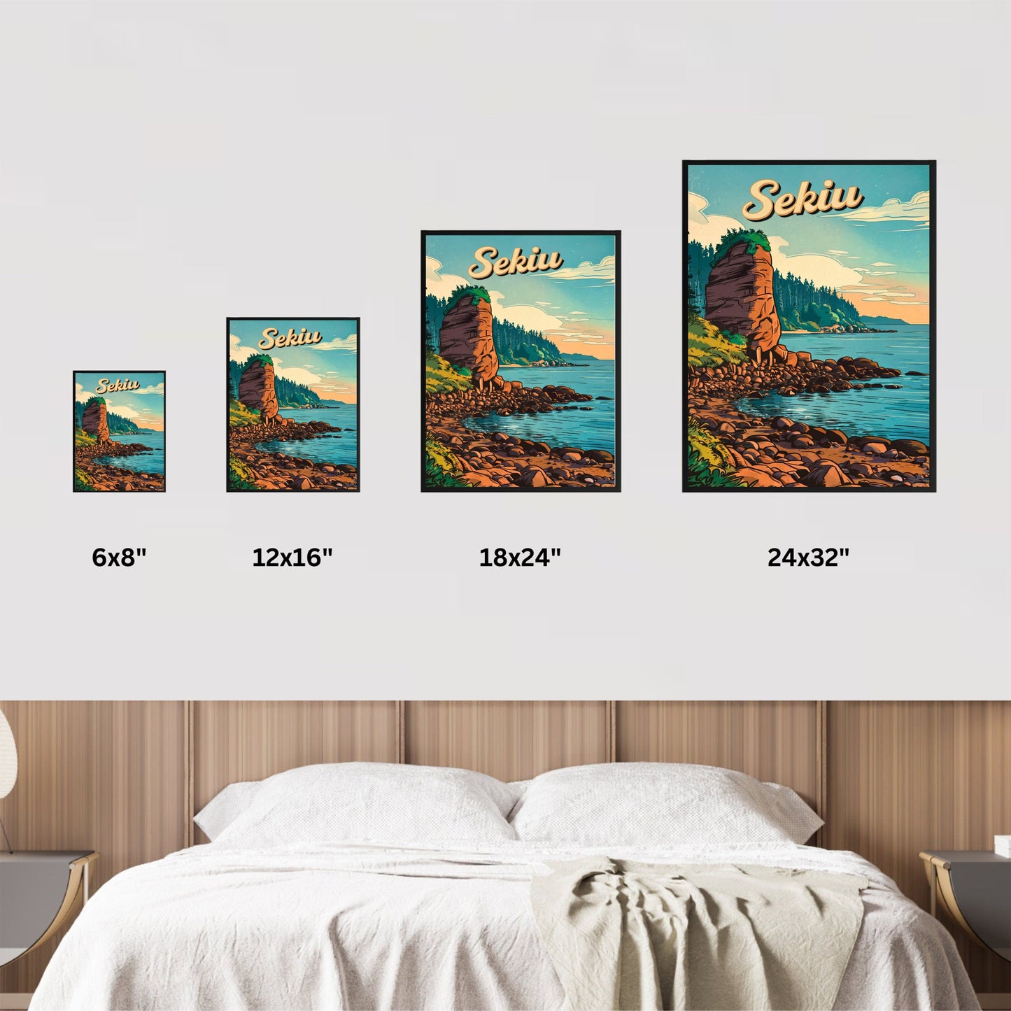 Sekiu Vintage Travel Poster