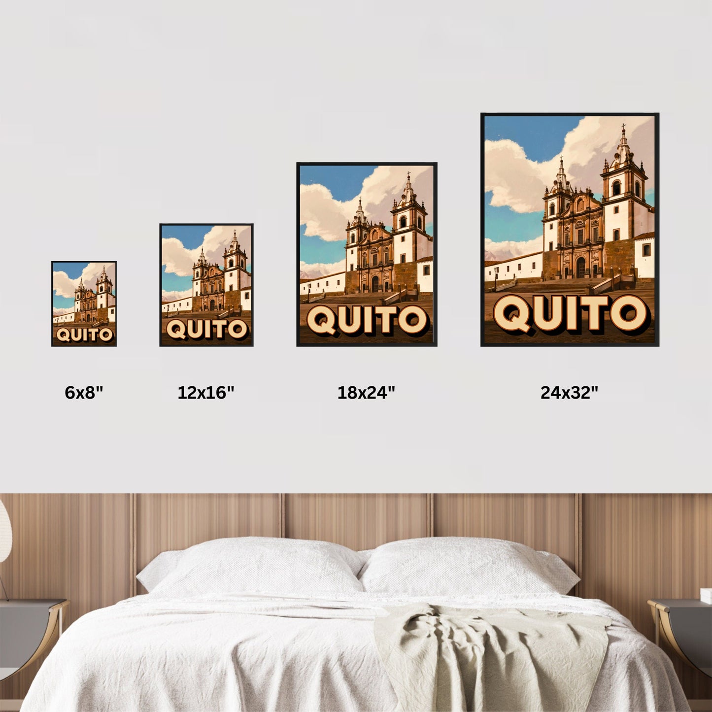 Quito Vintage Travel Poster - Jewel of the Andes