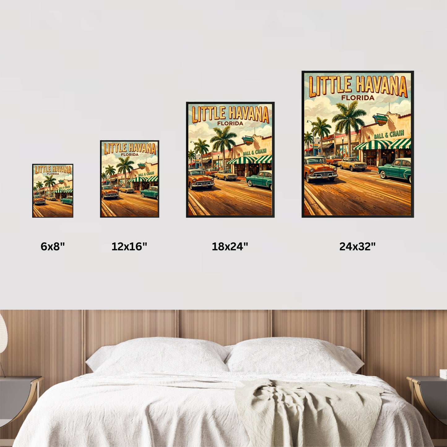 Little Havana Vintage Travel Poster -  Timeless Street