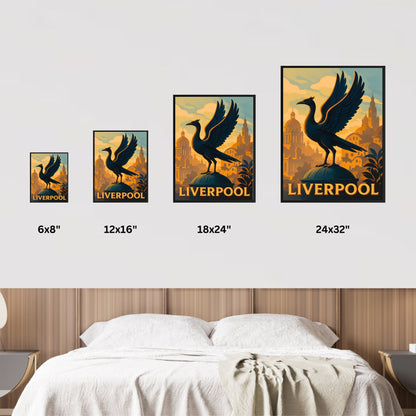 Liverpool Vintage Travel Poster - England