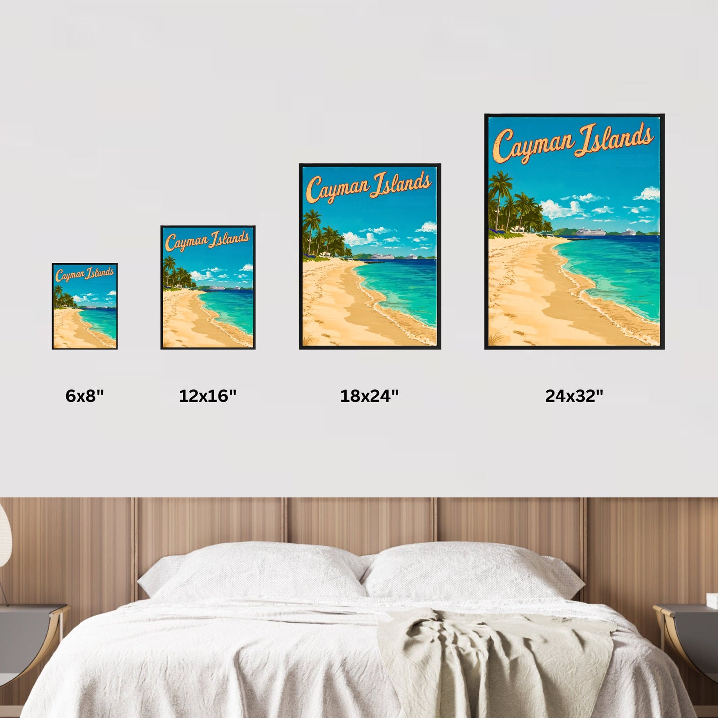 Cayman Islands Vintage Travel Poster
