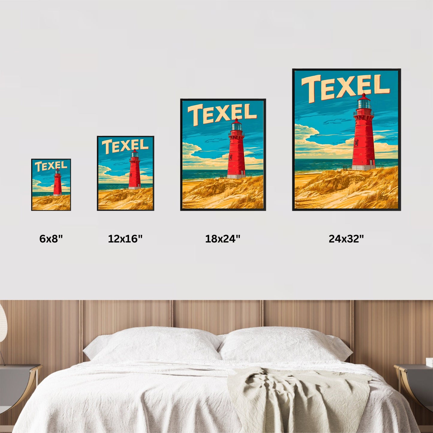 Texel Vintage Travel Poster