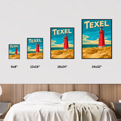 Texel Vintage Travel Poster