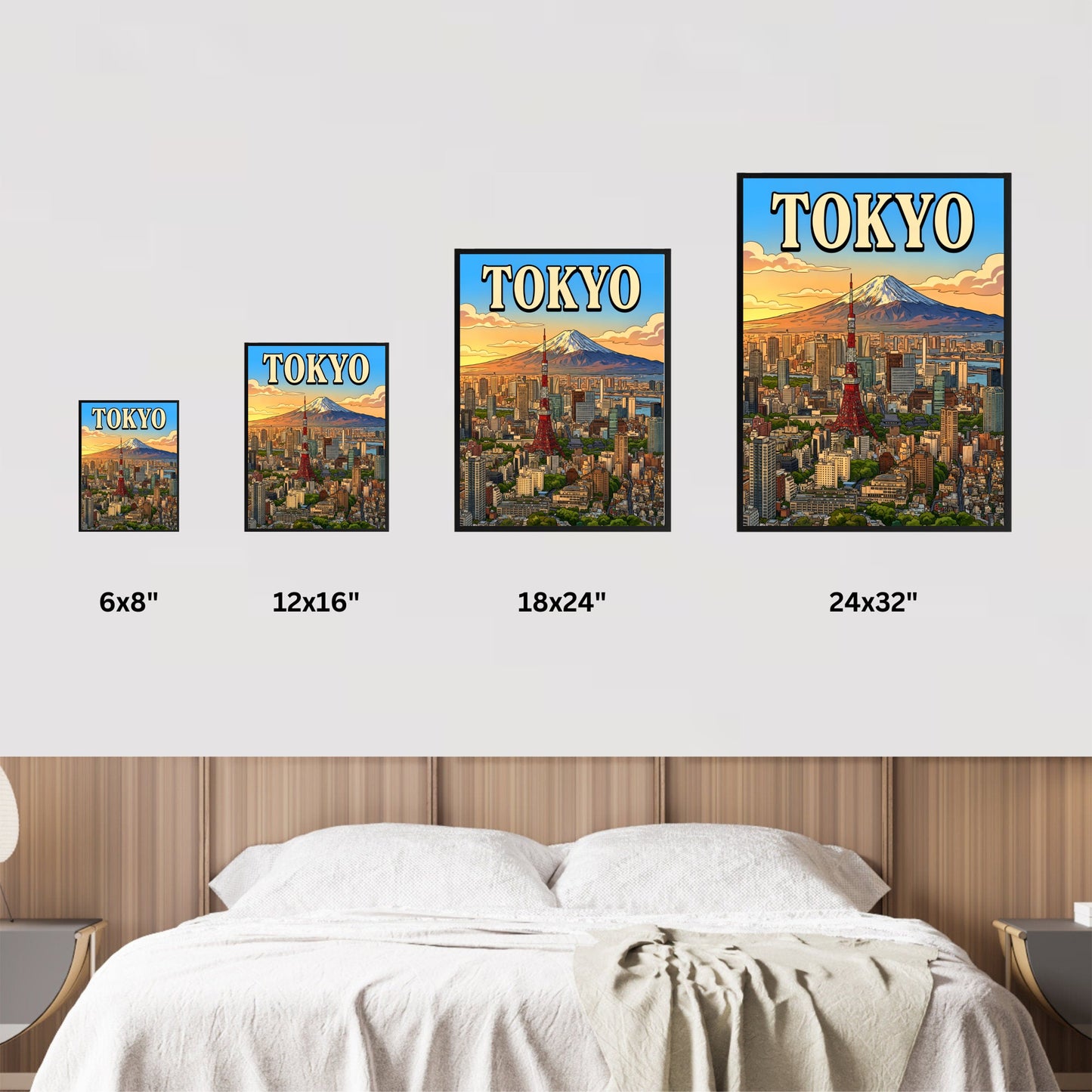 Tokyo Vintage Travel Poster - Japan