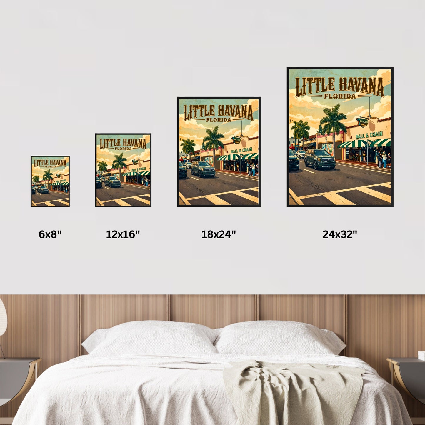 Little Havana Vintage Travel Poster -  Rhythm of Florida