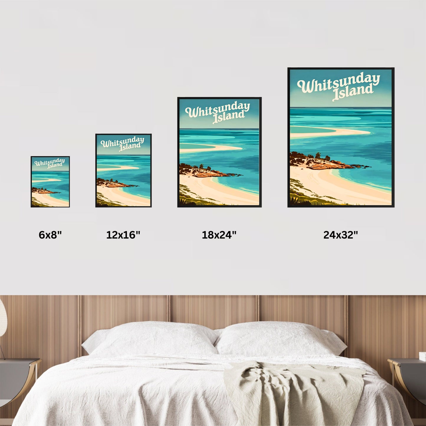 Whitsunday Islands Travel Poster