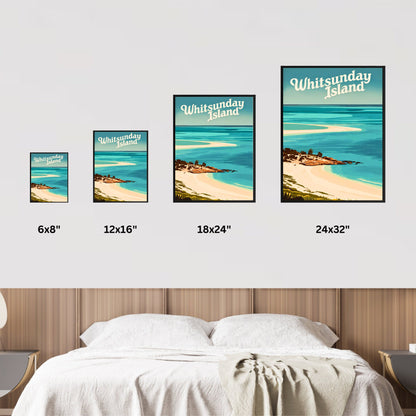 Whitsunday Islands Travel Poster