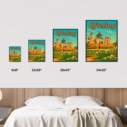 Efteling Vintage Travel Poster - Netherlands