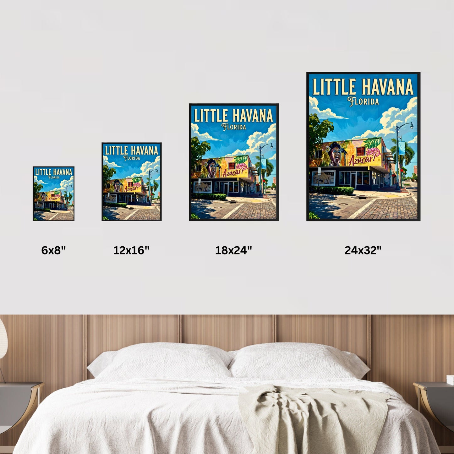 Little Havana Vintage Travel Poster -  Soul of Miami, Florida