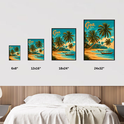 Goa Vintage Travel Poster