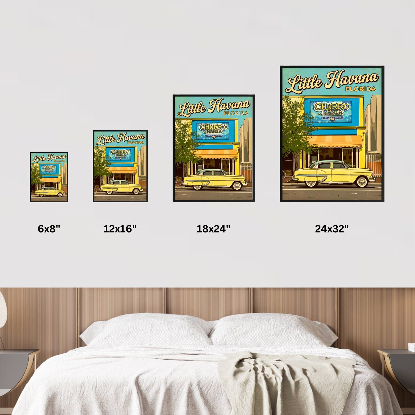 Little Havana Vintage Travel Poster -  Iconic Landmark