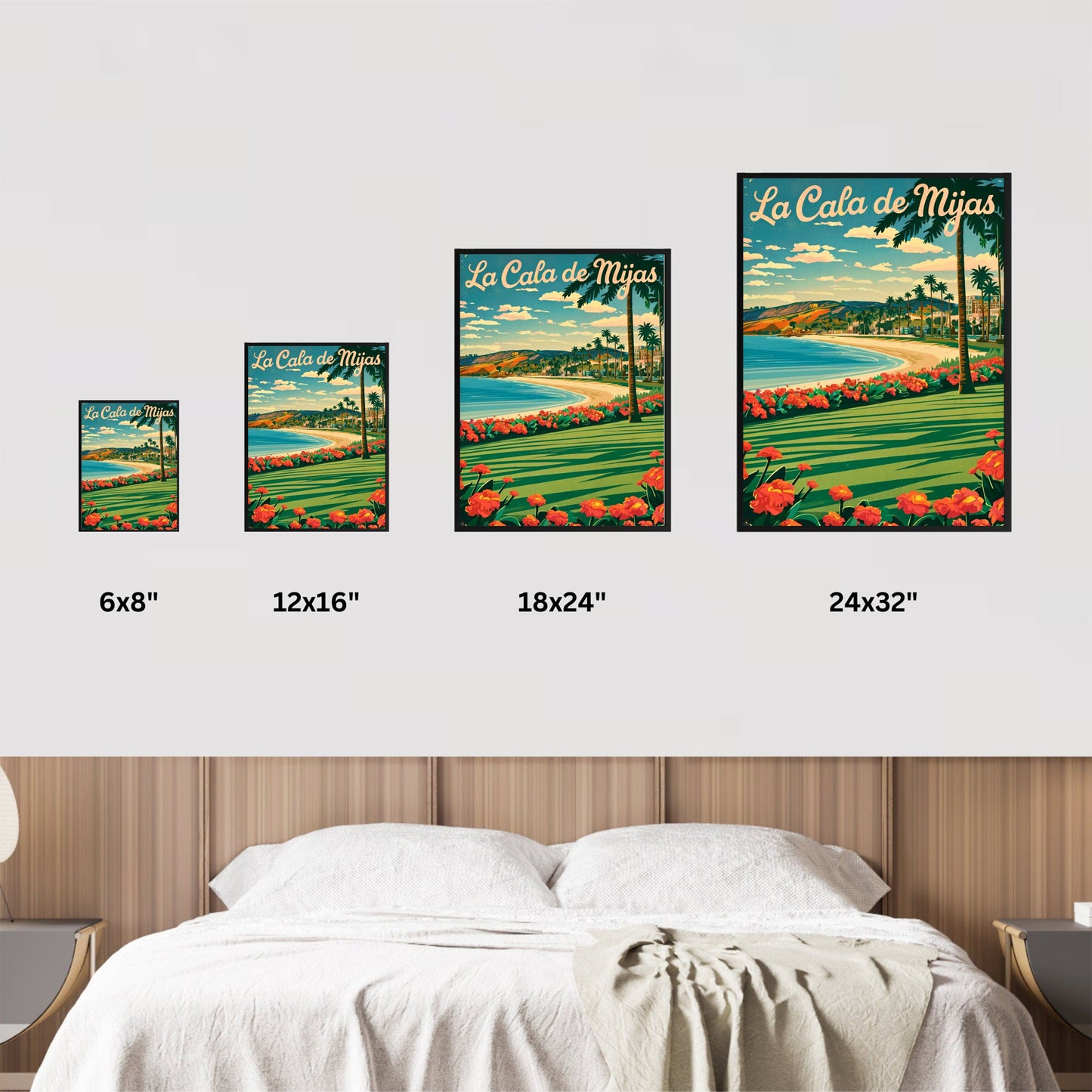 La Cala de Mijas Vintage Travel Poster - La Cala Breeze
