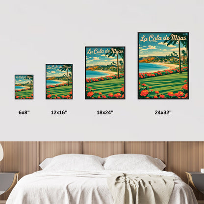 La Cala de Mijas Vintage Travel Poster - La Cala Breeze