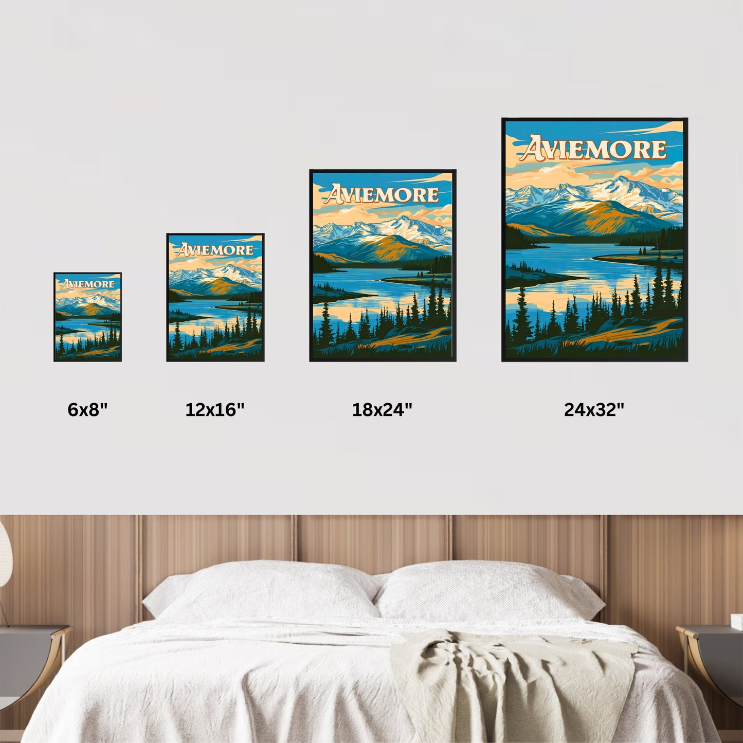 Aviemore Vintage Travel Poster - Nature’s Highland Gem