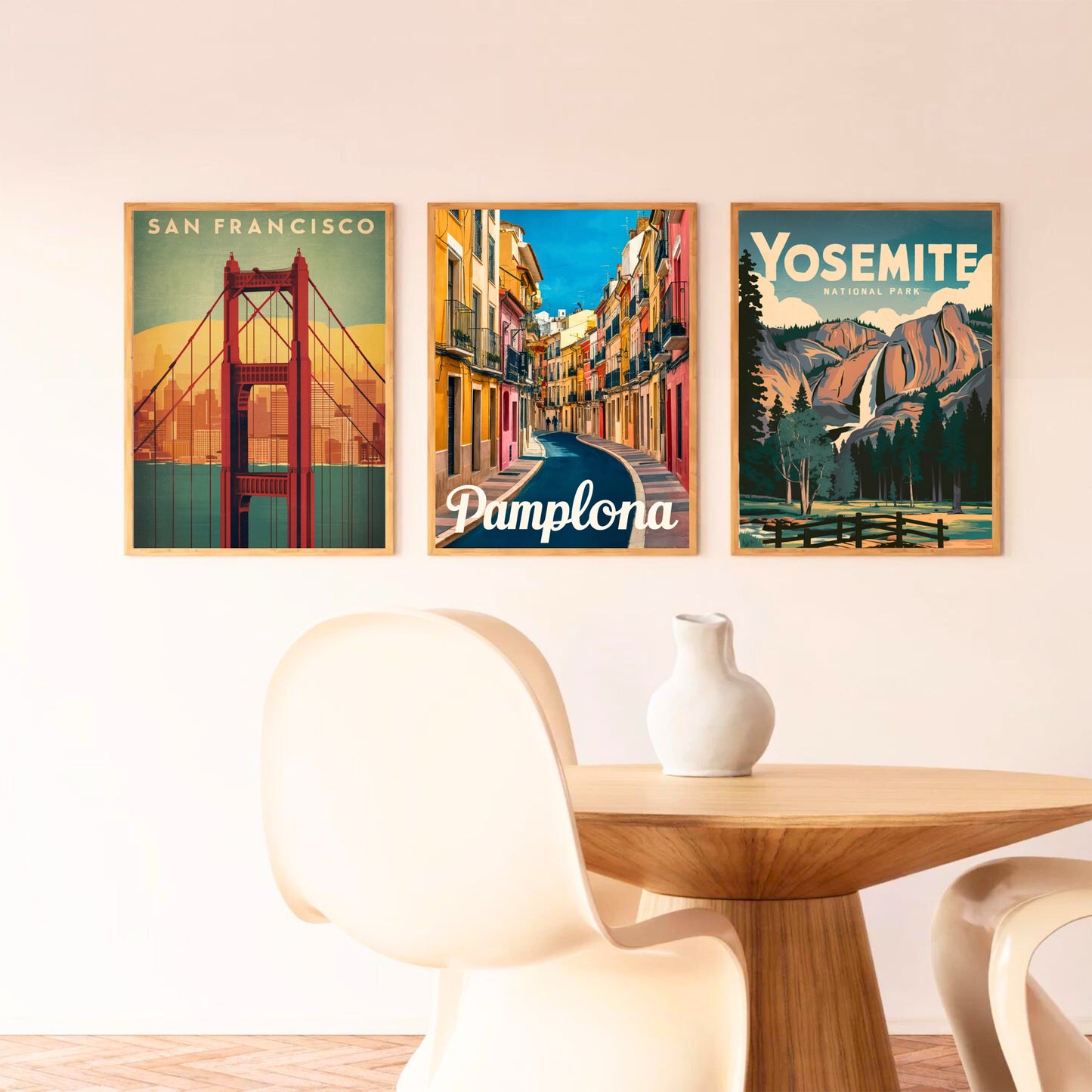 Pamplona Vintage Travel Poster - Spain History