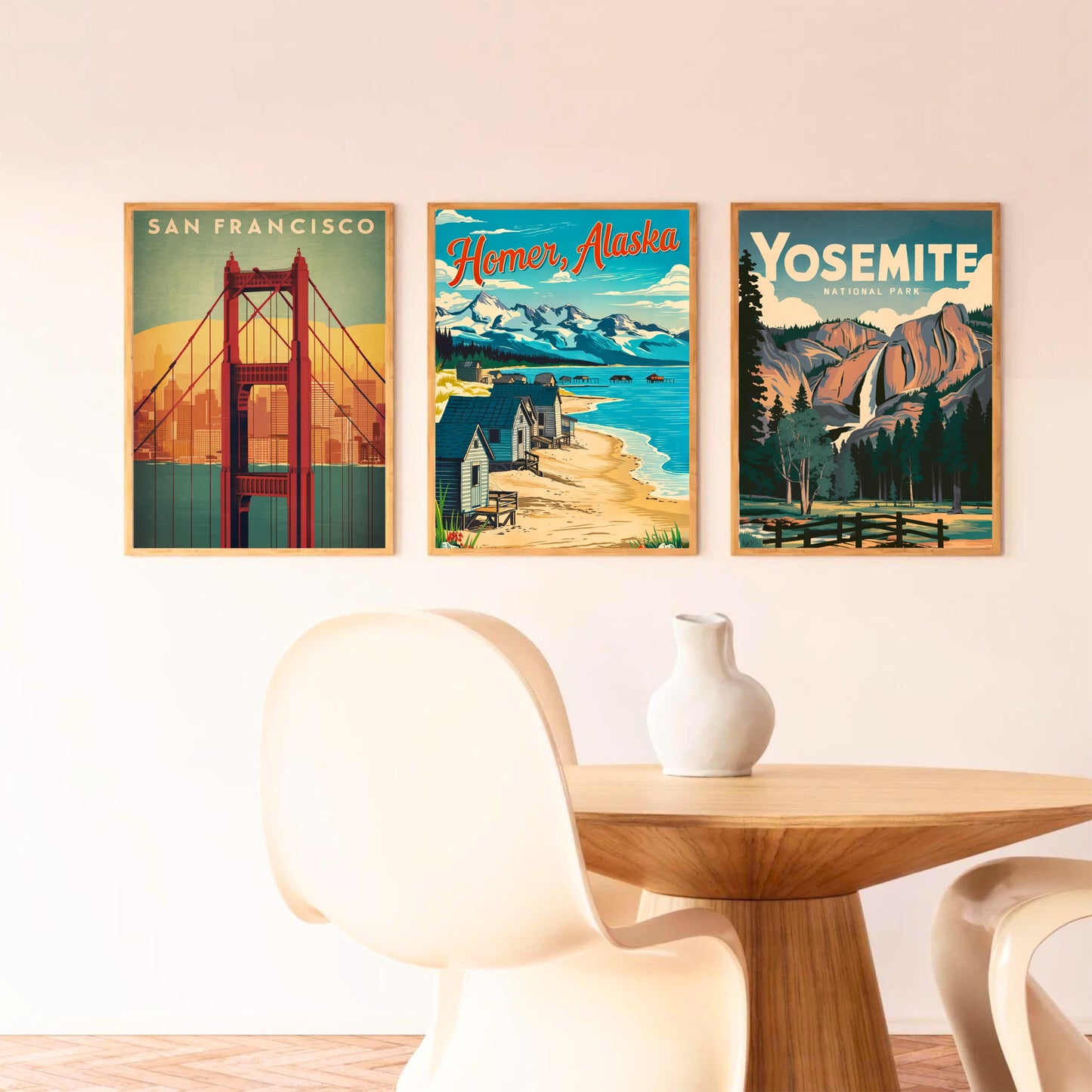 Homer Vintage Travel Poster - A Coastal Alaskan Paradise
