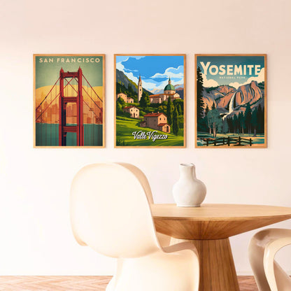 Valle Vigezzo Vintage Travel Poster - Natural Wonders of Italy
