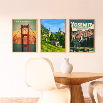 Valle Vigezzo, Italy Vintage Travel Poster - Valley of the Painters