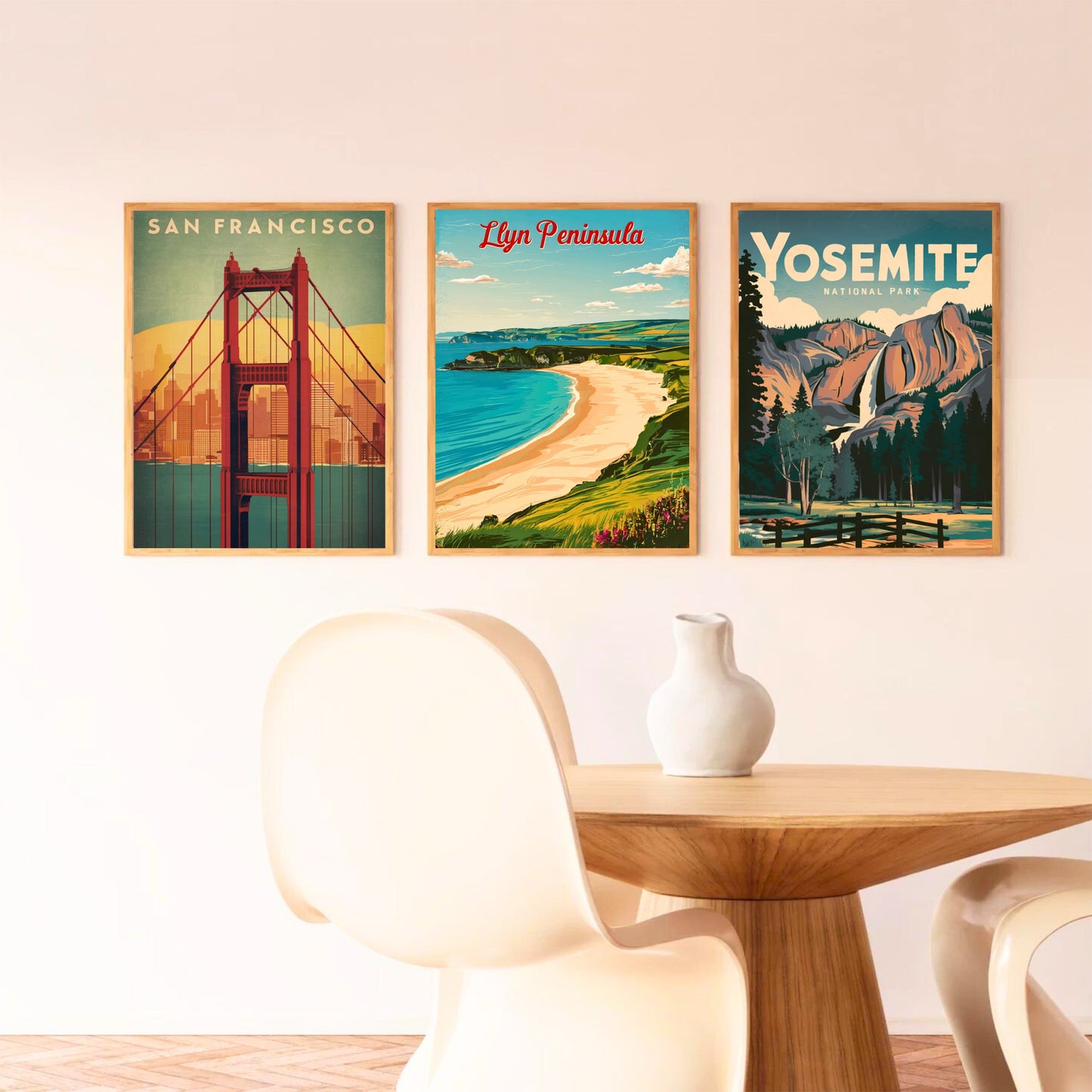 Llyn Peninsula Vintage Travel Poster - Breathtaking landscape in Wales