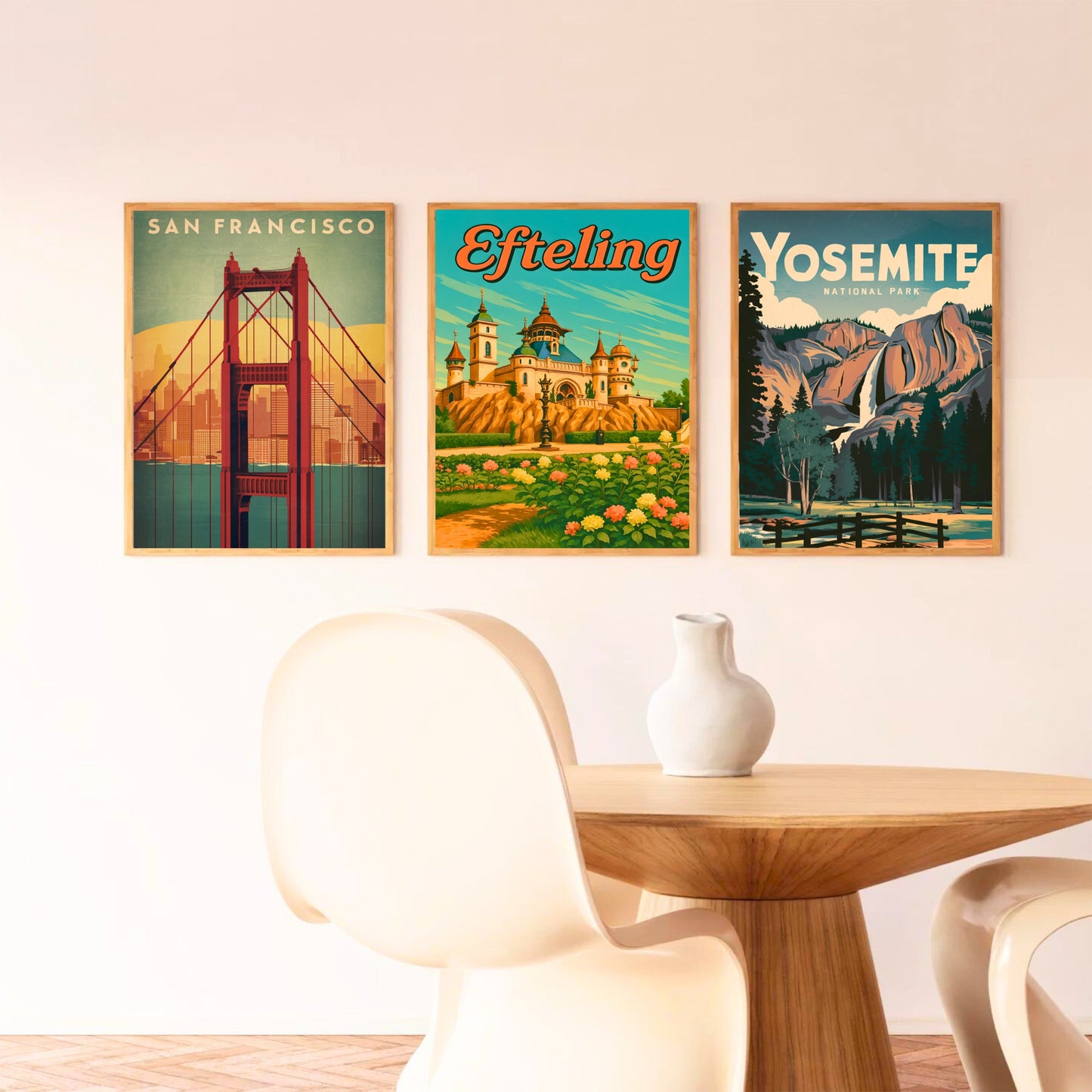 Efteling Vintage Travel Poster - Netherlands
