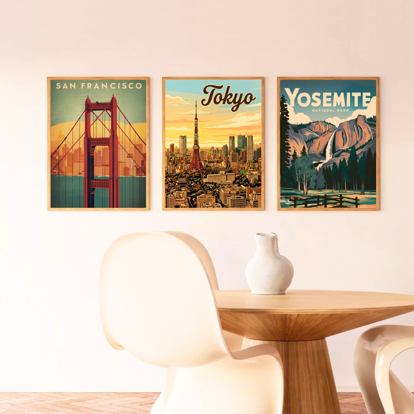 Tokyo Vintage Travel Poster - Iconic Japan' Tower
