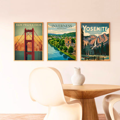 Inverness Vintage Travel Poster - Scotland Heritage