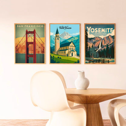 Valle Vigezzo Vintage Travel Poster - Captivating Valley in Italy