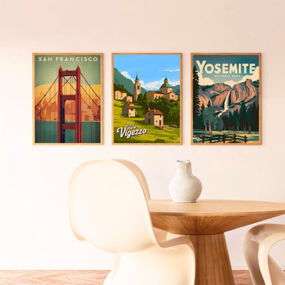 Valle Vigezzo, Italy Vintage Travel Poster - Gateway to the Alps