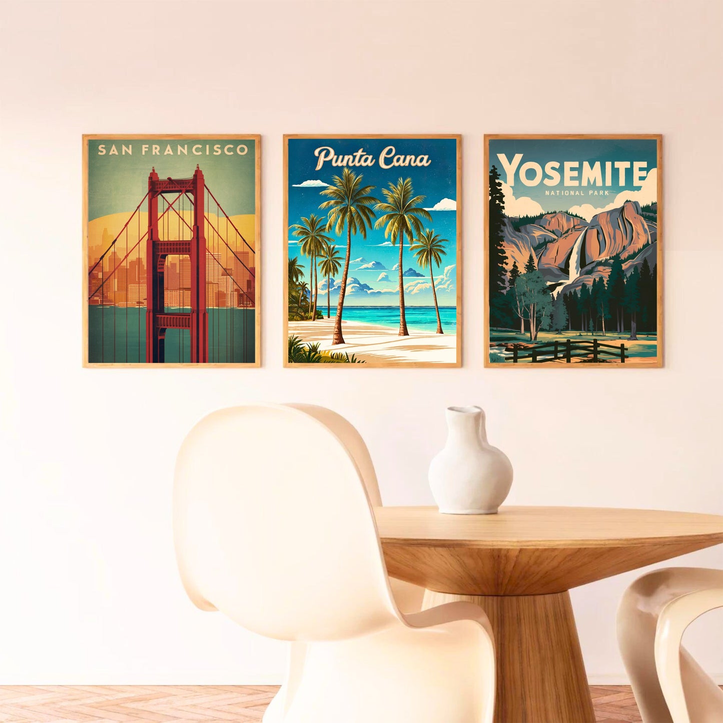 Punta Cana Vintage Travel Poster