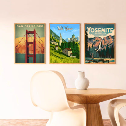 Valle Vigezzo, Italy Vintage Travel Poster - The Valley of the Painters