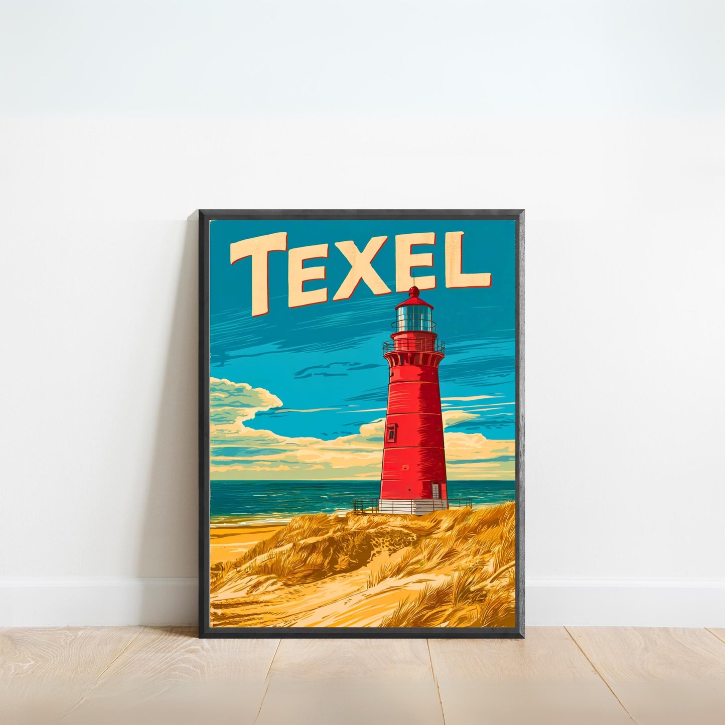 Texel Vintage Travel Poster