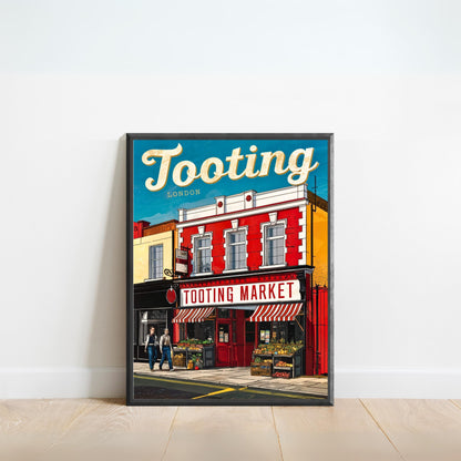 Tooting Vintage Travel Poster - The Landmark of South London