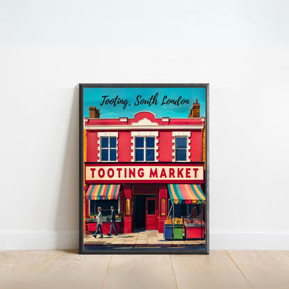 Tooting Vintage Travel Poster
