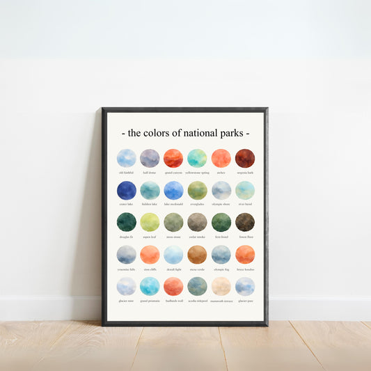 The Colors of National Parks