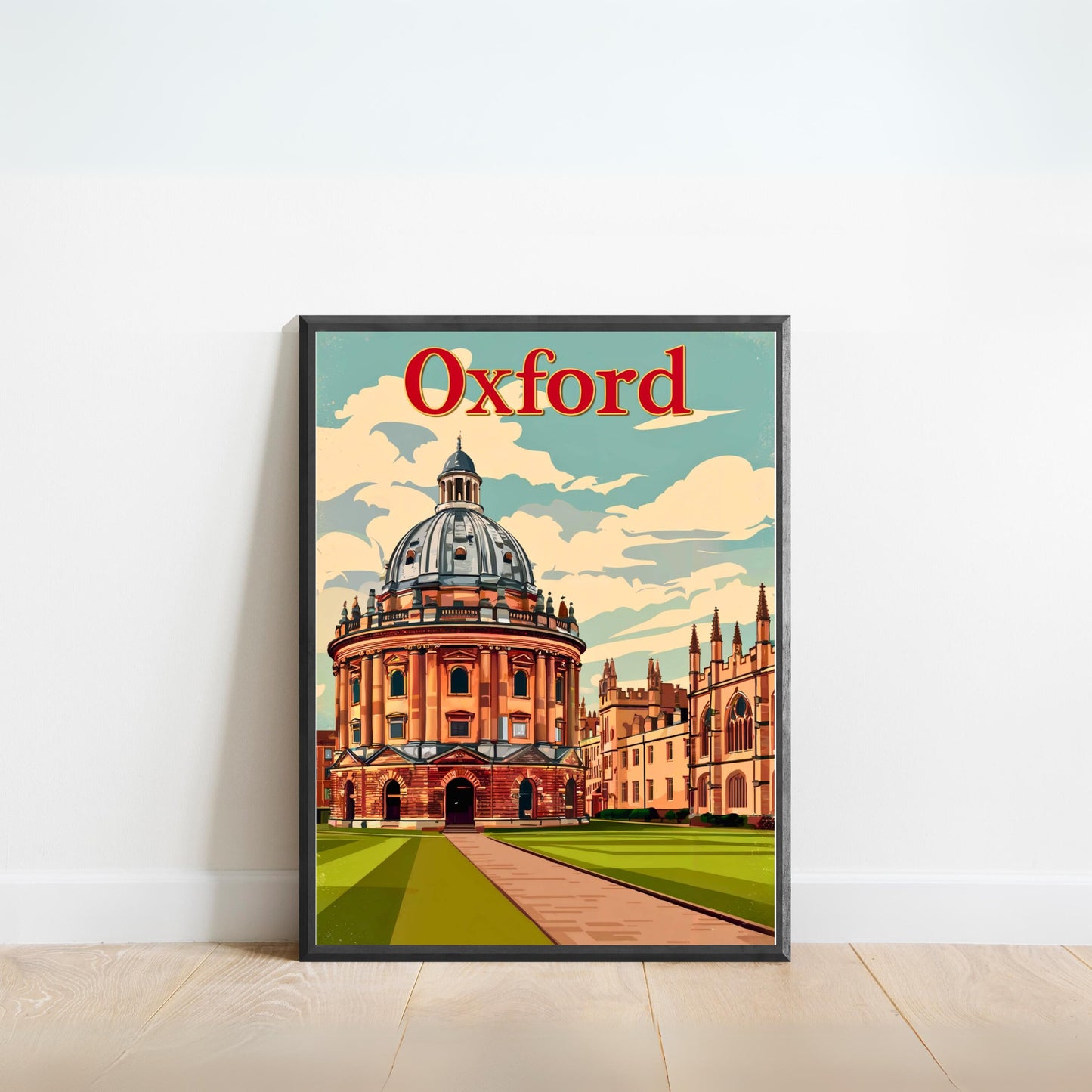 Oxford Vintage Travel Poster