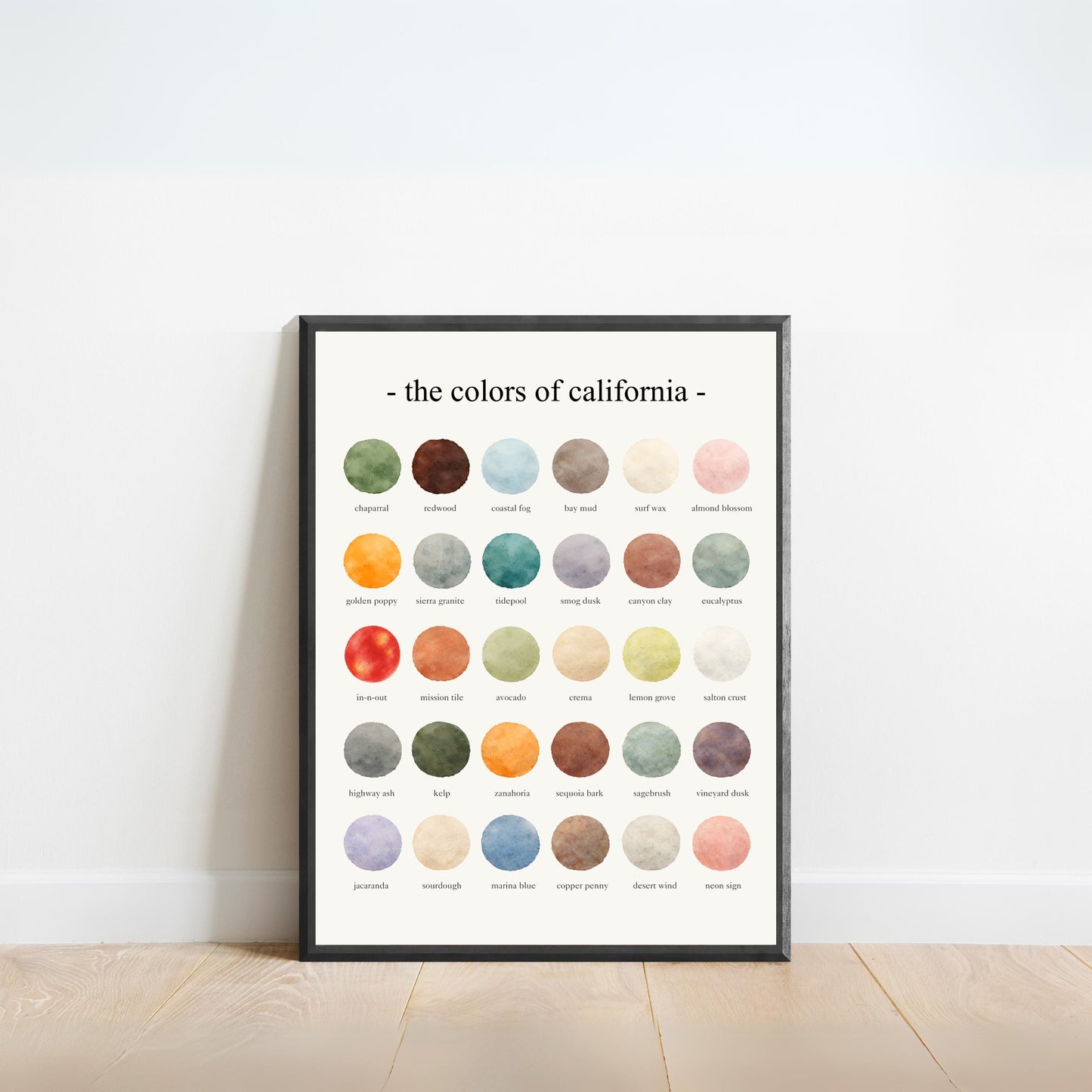 The Colors of California