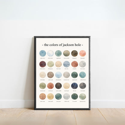 The Colors of Jackson Hole – Watercolor