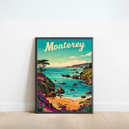 Monterey Vintage Travel Poster