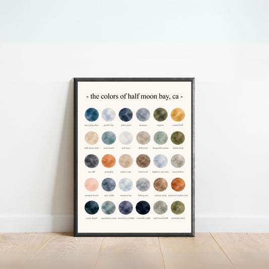The Colors of  Half Moon Bay