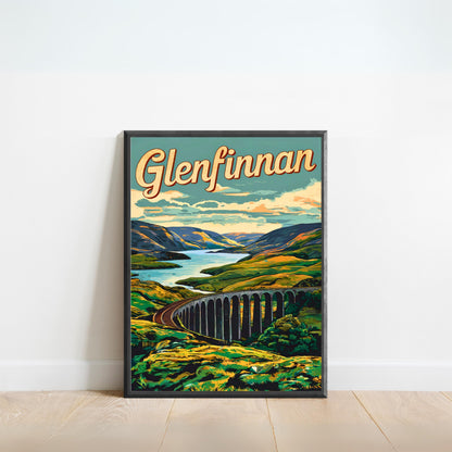Glinfennan Vintage Travel Poster