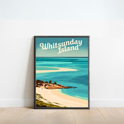 Whitsunday Islands Travel Poster