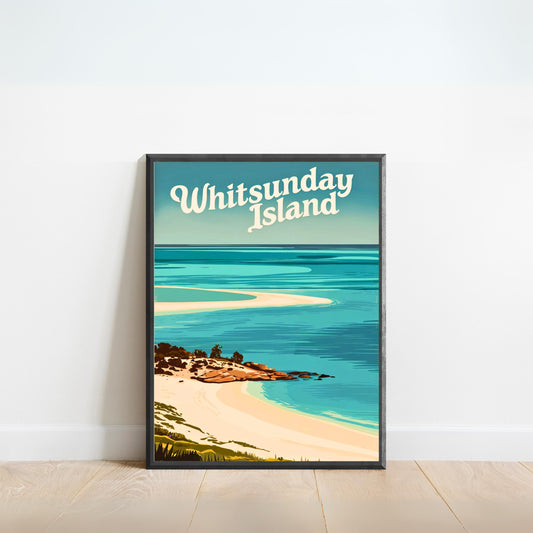 Whitsunday Islands Travel Poster