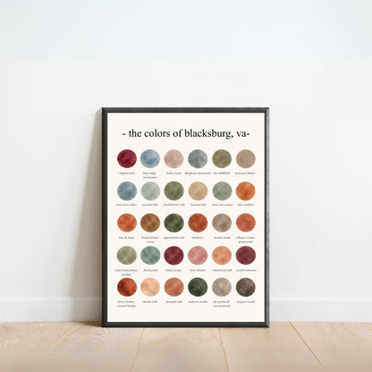 The Colors of Blacksburg, VA
