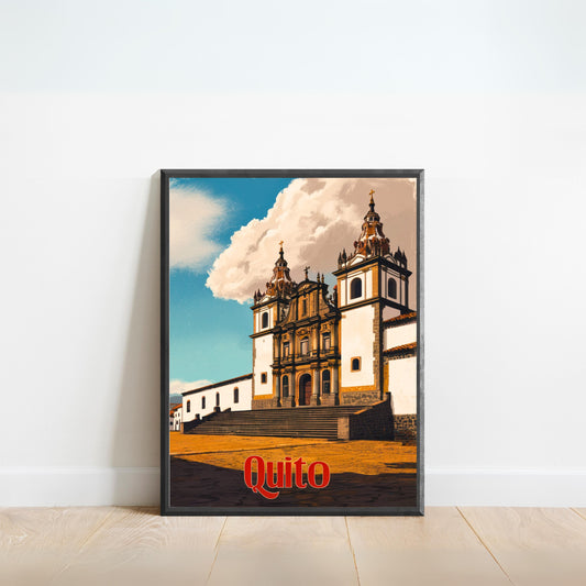 Quito Vintage Travel Poster - Timeless Charm
