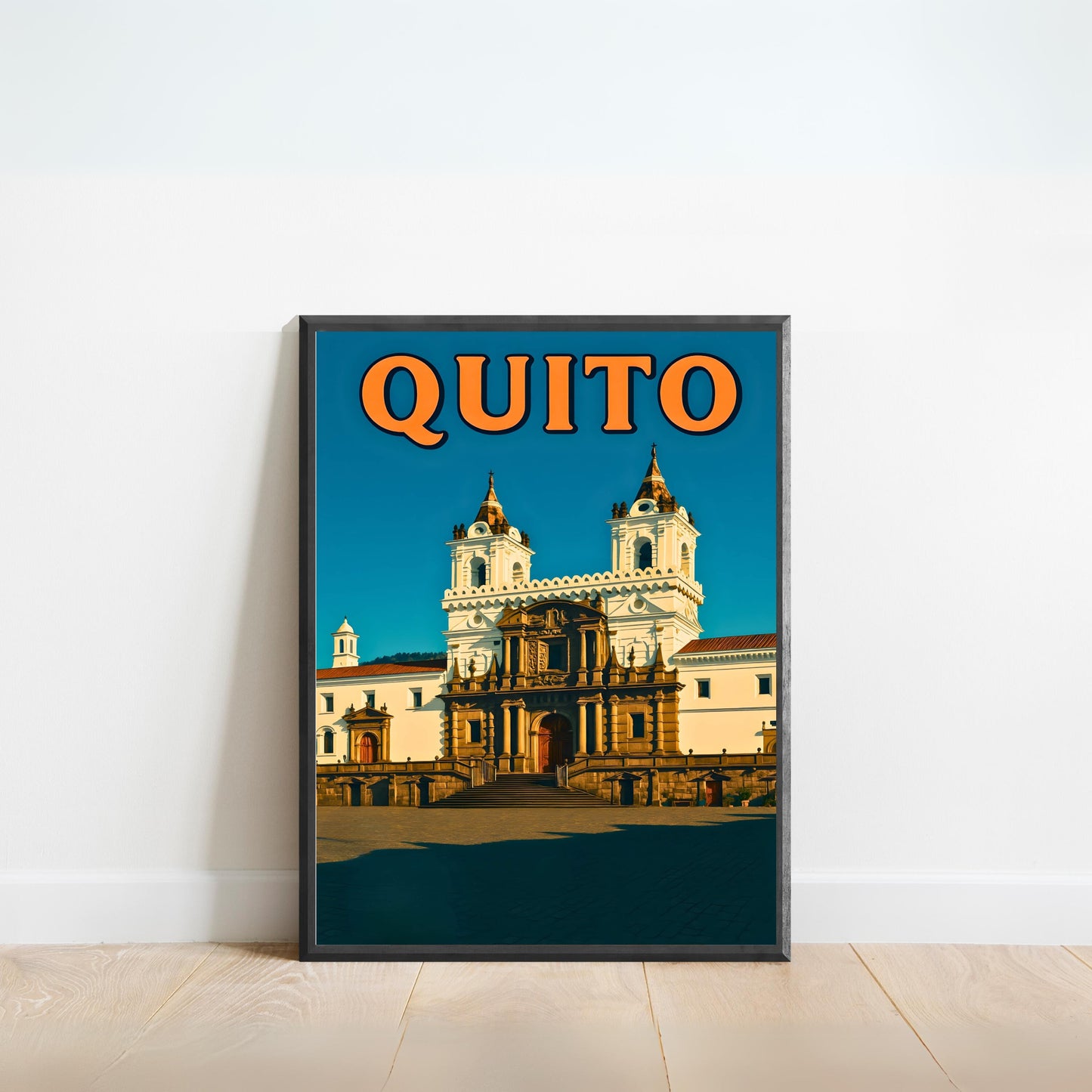 Quito Vintage Travel Poster - Ecuador’s Colonial Gem