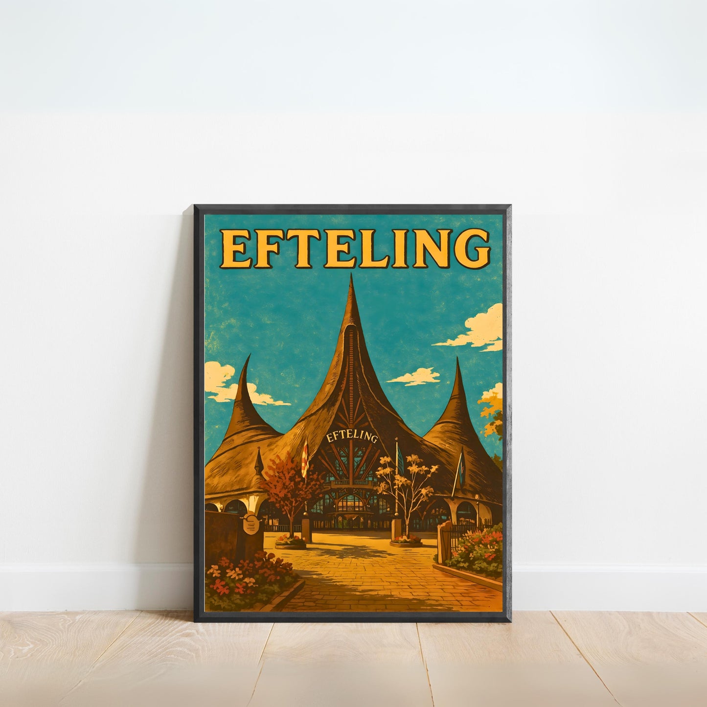 Efteling Vintage Travel Poster - Dreams and Dutch Legends